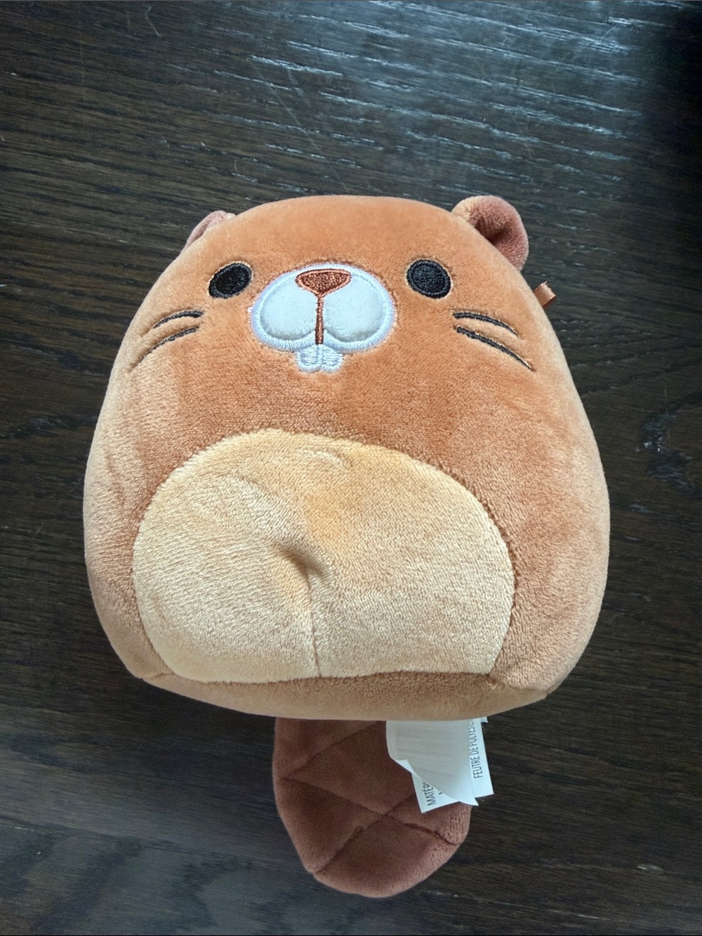 Squishmallows Plush Chip The Beaver with Two-Tone Brown Fur